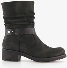 Blue Box dames boots met lage hak zwart