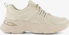 Blue Box dames dad sneakers beige