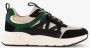 BLUE BOX dames dad sneakers zwart groen Uitneembare zool - Thumbnail 1