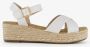 BLUE BOX dames espadrilles wit Uitneembare zool - Thumbnail 2