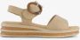 Blue Box dames sandalen beige bruin - Thumbnail 2