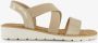 Blue Box dames sandalen beige goud - Thumbnail 2