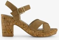 Blue Box dames sandalen met hak beige