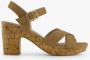 BLUE BOX dames sandalen met hak beige - Thumbnail 2