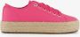 Blue Box dames sneakers met jute zool roze - Thumbnail 1