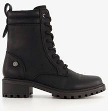 Blue Box dames veterboots zwart