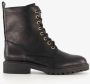 Blue Box dames veterboots zwart - Thumbnail 2