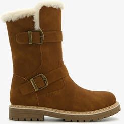 BLUE BOX gevoerde meisjes boots bruin cognac Uitneembare zool