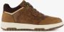 BLUE BOX hoge heren sneakers cognac Uitneembare zool - Thumbnail 2