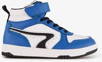 Blue Box hoge jongens sneakers blauw wit