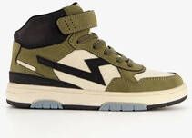 Blue Box hoge jongens sneakers groen beige