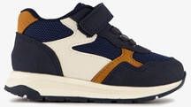 Blue Box jongens sneakers donkerblauw cognac