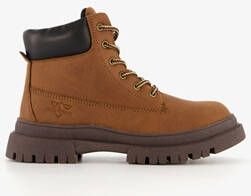 Blue Box jongens veterboots cognac bruin