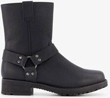 Blue Box meisjes biker boots zwart