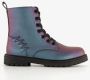 BLUE BOX metallic meisjes veterboots petrol Blauw - Thumbnail 2