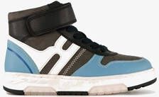 Braqeez hoge jongens sneakers blauw zwart