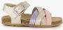 Braqeez leren meisjes bio sandalen pastelkleuren Beige - Thumbnail 2