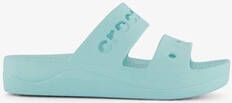 Crocs Baya Platform dames slippers blauw