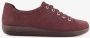 ECCO Soft 2.0 Classic leren dames sneakers rood Uitneembare zool - Thumbnail 3