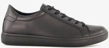 ECCO Soft Classic dames veterschoenen zwart Uitneembare zool