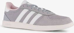 Adidas Breaknet suede dames sneakers grijs wit