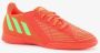 Adidas Performance Predator Edge.4 IN Jr. zaalvoetbalschoenen oranje limegroen zwart - Thumbnail 11