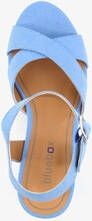 Blue Box blauwe dames sandalen met hak