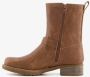 Blue Box dames biker boots cognac bruin - Thumbnail 2