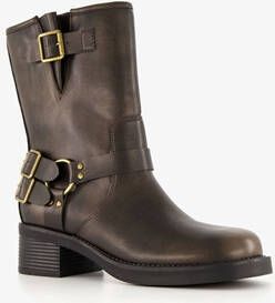 Blue Box dames biker boots bruin