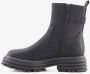 Blue Box dames biker boots zwart - Thumbnail 2