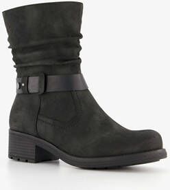 Blue Box dames boots met lage hak zwart