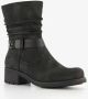 Blue Box dames boots met lage hak zwart - Thumbnail 5