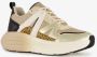 BLUE BOX dames dad sneakers beige goud Uitneembare zool - Thumbnail 5