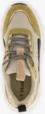 Blue Box dames dad sneakers groen beige