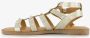 Blue Box dames sandalen goud met studs - Thumbnail 3