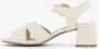 Blue Box dames sandalen met hak beige - Thumbnail 3