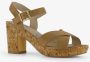 BLUE BOX dames sandalen met hak beige - Thumbnail 6