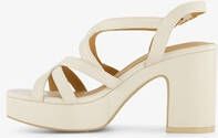 Blue Box dames sandalen met hak beige