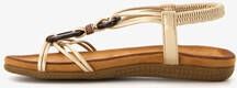 Blue Box dames sandalen met kralen goud