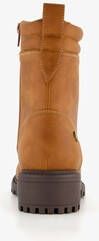 Blue Box dames veterboots cognac