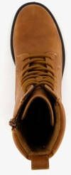 Blue Box dames veterboots cognac