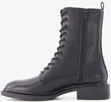 Blue Box dames veterboots zwart