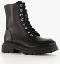 BLUE BOX dames veterboots zwart - Thumbnail 5