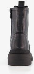 Blue Box dames veterboots zwart