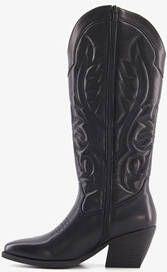 Blue Box dames western boots zwart