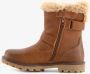 Blue Box gevoerde meisjes biker boots bruin - Thumbnail 3