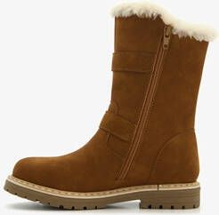 Blue Box gevoerde meisjes boots bruin cognac