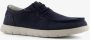 BLUE BOX heren sneakers blauw Uitneembare zool - Thumbnail 6