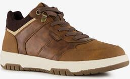 Blue Box hoge heren sneakers cognac