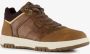 BLUE BOX hoge heren sneakers cognac Uitneembare zool - Thumbnail 5